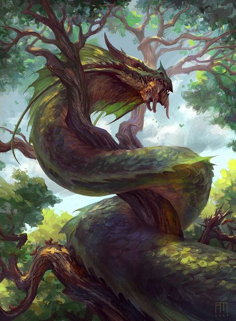 Andrew Mar, Giant Creatures, Bored Games, Eastern Dragon, Beast Creature, Asian Dragon, Cool Dragons, Creature Artwork, Fantasy Beasts