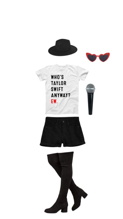 Easy Taylor swift costume Taylor Swift Halloween, Taylor Swift Halloween Costume, Taylor Swift Costume, Halloween Costume, Taylor Swift, Swift, Halloween Costumes, Halloween