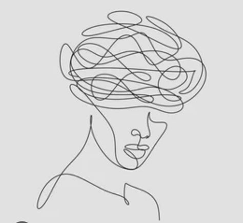 Migraine Tattoo, One Line Tattoo, One Line Art, Line Tattoo, Line Tattoos, Minimal Tattoo, Hearing Aids, Migraine, Headache