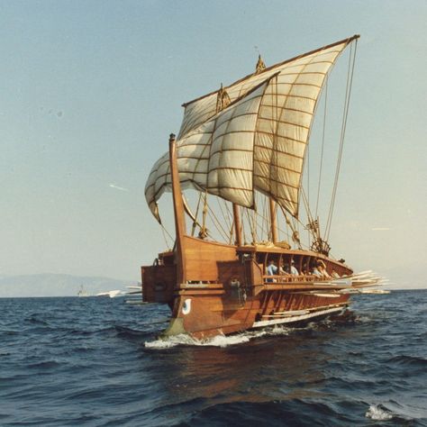 Greek Trireme, Greek Mythology Stories, Ancient Greece Aesthetic, Greek Soldier, The Iliad, Ancient Mariner, History Taking, Greek Myths, Heroes Of Olympus