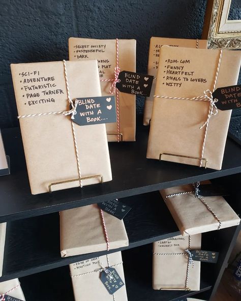 Take A Book Leave A Book Ideas, Books For Friends Gift Ideas, Surprise Book Ideas, Gift Book Ideas Present, Blind Book Exchange, Gift Books Ideas, Book Donation Box Ideas, Cute Ways To Wrap A Book, Take A Book Leave A Book Diy