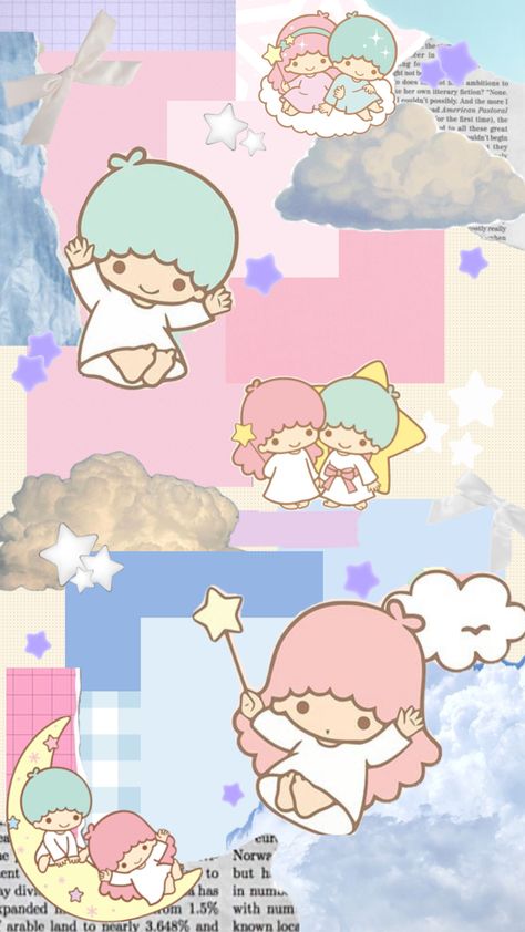 Little twin stars!!!(mine!!) Little Twin Stars Wallpaper, Twin Star Exorcist, Star Wallpaper, Beautiful Wallpapers Backgrounds, Little Twin Stars, Beautiful Wallpapers, Wallpaper Backgrounds, Aesthetic Wallpapers, Twins