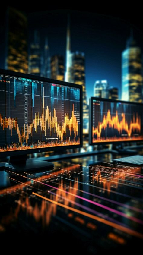 Business market trends Graph depicting stock market or forex trading data Vertical Mobile Wallpaper AI Generated Stock Market Wallpaper, Stock Market Wallpaper Creative, Marketing Wallpaper, Market Wallpaper, Iphone Screenshots, Wallpaper Creative, Bmw Sports Car, Wallpaper For Android, Digital Literacy