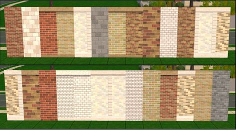 Amovitam | Brick Walls S3 to S2 conversion (Sims 2) Sims 4 To 2 Conversions, Sims 2 Walls, Sims 2 Build Cc, Ts2 Cc, Sims Houses, Brown Brick, Los Sims, The Sims 3, Brick Walls