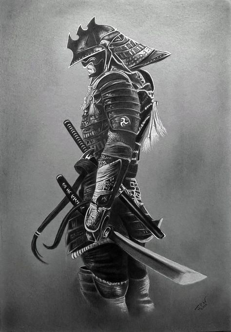 Japanese Warrior Tattoo, Samurai Tattoo Sleeve, Samurai Drawing, Samurai Warrior Tattoo, Guerriero Samurai, Samurai Tattoo Design, Tattoo Pictures, Japan Tattoo Design, Warrior Tattoos