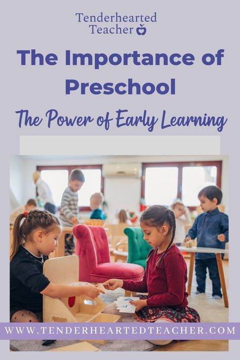 The Importance of Preschool: Image depicts groups of young children playing and participating in various activities in their preschool classroom. Early Childhood Educator, Early Childhood Advice, Toddler Behavior, Kindergarten Centers, Developmental Milestones, Early Childhood Development, Preschool Education, Kids Behavior, Teaching Preschool