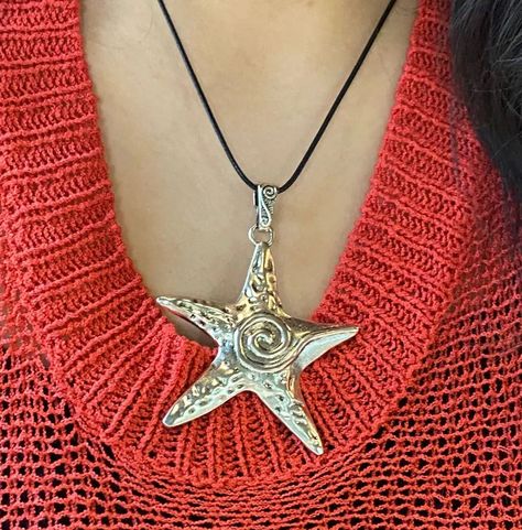 starfish cord 🌟 Pixie Dust, Cord Necklace, Starfish, Handmade Jewelry