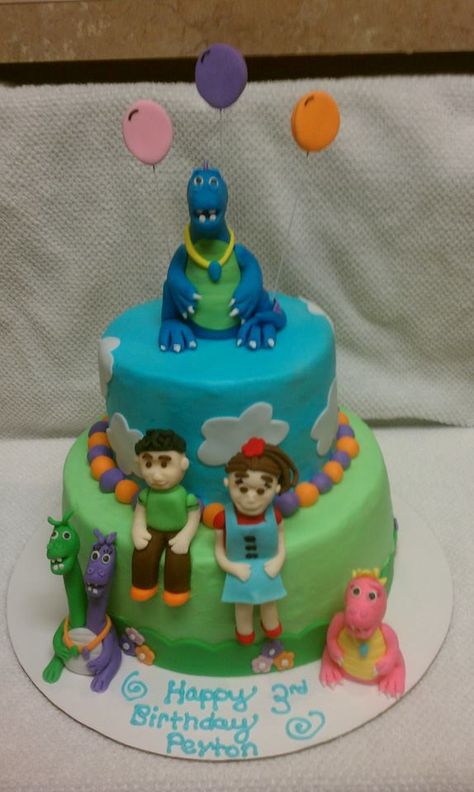 Dragon Tales Cake Dragon Tales Birthday Cake, Dragon Tales Birthday Party, Dragon Tales, Pbs Kids, Baby Shower Fun, Bakery Cakes, Kids Shows, Bday Party, 3rd Birthday