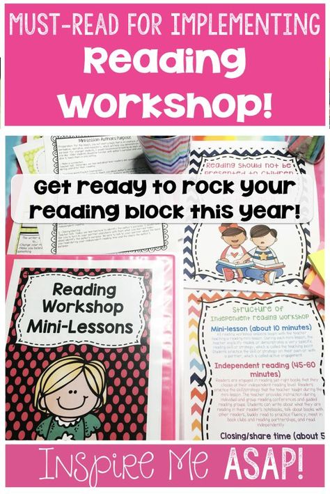 Are you looking to learn more about how to effectively implement reading workshop into your classroom? In this blog post, I will explain what it looks and sounds like, and must-teach mini-lessons to establish routines and procedures for a successful reader's workshop! by Inspire Me ASAP Reading Is Thinking, Routines And Procedures, Reading Stamina, Just Right Books, Clean Book, Teach Reading, Reading Anchor Charts, Independent Reading, Reading Comprehension Activities