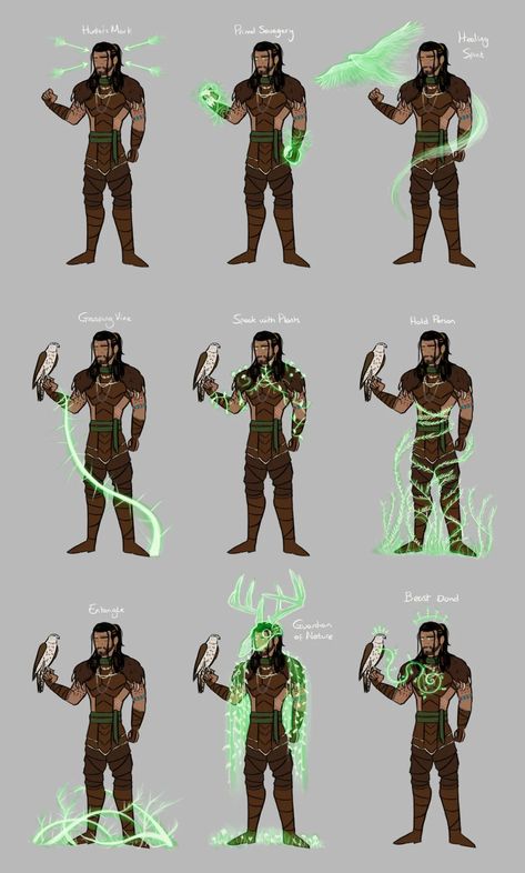 Druid Spells, Magic Superhero Design, Spells Dnd, Ranger Dnd, Dnd Druid, Viking Character, Magic System, Super Powers Art, Dnd Ideas