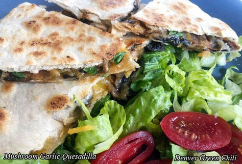 Mushroom Garlic Quesadillas Fluffy Buttermilk Pancake Recipe, Mushroom Quesadillas, Candied Walnut Recipe, Veggie Quesadilla, Mushroom Garlic, Butternut Squash Kale, Turkey Pumpkin Chili, Baked Spinach, Spinach And Mushroom