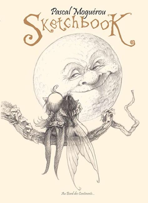 Pascal Moguerou, Fairy Drawings, Elves And Fairies, Sketch Style, Art Et Illustration, Mystical Creatures, Fairy Art, Moon Art, Magical Creatures