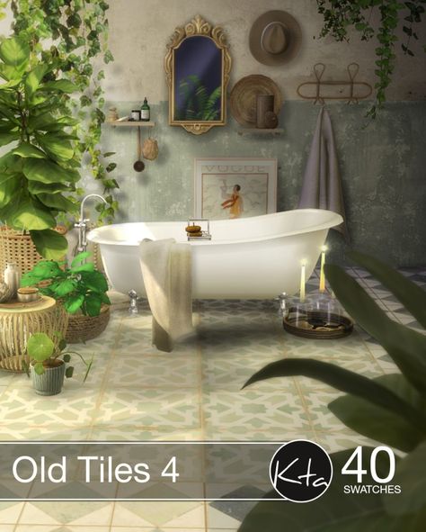 Sims 4 cc Old Tiles, Kerbal Space Program, Victorian Floor, Best Mods, Sims 4 Build, Sims 4 Cc, Maxis Match, Sims 4 Mods, The Sims 4