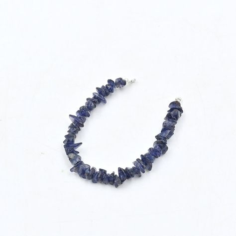 This Iolite Chip/uncut Loose Beads With 6" Strand it's A Very nice and Great Product. Most Importent It Is Natural Gemstone Beads. It has Natural Blue Color, Shape And Polished. We Just Drilled It.
People Use It For Good luck Ever. Gemstone Chips Jewelry, Iolite Necklace, Iolite Jewelry, Iolite Stone, Jewelry Making Necklace, Chip Beads, How To Make Necklaces, Diy Schmuck, Raw Gemstones