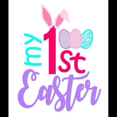 my first easter svg / easter svg / first easter svg / svg / silhouette / cricut / cut files / DXF / Free Easter Svg, Easter Cricut, Vinyl Business, Family Yearbook, Unique Easter Gifts, Easter Svg Files, Easter Shirts, Cricut Supplies, Cricut Baby