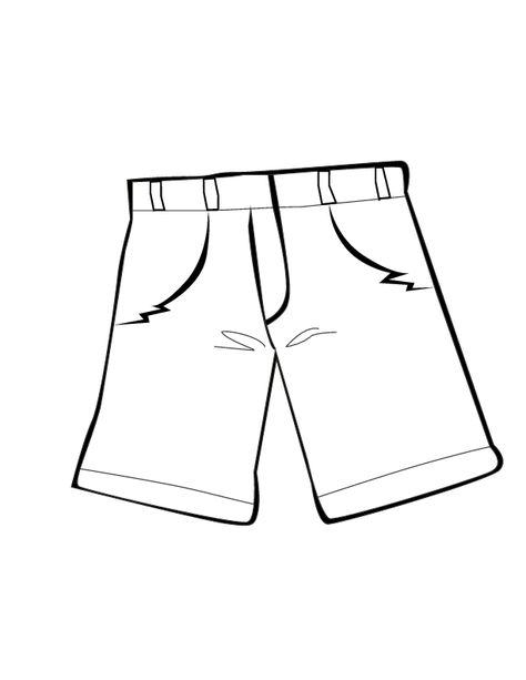 6156-sdm_pants001.gif (612×792) Short Desenho, Shorts Drawing, Pants Drawing, Panda Coloring Pages, Stylish Pants, Animated Images, Color Worksheets, T Shirt And Shorts, Long Pants