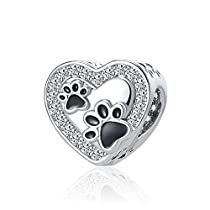 Check this out! Pet Paw Print, Pandora Necklace, Cat Paw Print, Paw Print Charm, Charms Pandora, Beads Charm, Pandora Bracelet Charms, Handmade Charms, Pandora Bracelets