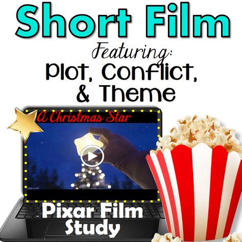 Teaching Plot, Teaching Literary Elements, Teaching Narrative Writing, Plot Diagram, Pixar Shorts, Teaching Themes, Literary Elements, Pixar Films, Teaching Ela