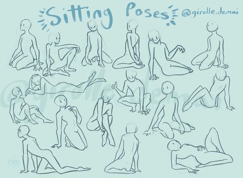 Sitting Pose Refrences Drawings, Drawing Base Pose Sitting, Poses Drawing Female Sitting, Sitting With One Leg Up Reference, Sitting With Book Pose, Cool Sitting Poses Drawing, Sitting Down Drawing Pose, Art Poses Drawing Reference Sitting, Male Pose Reference Drawing Sitting