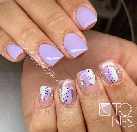 Lilac Nail Art, Lila Nails, Abstract Nails, Abstract Nail, Lilac Nails, Abstract Nail Art, Nail Design Ideas, Cute Nail Designs, Pedicures