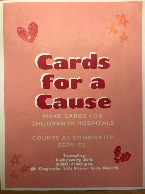 Ideas For Student Council Activities, Ra Social Programs, Ra Event Ideas, Ra Program Ideas, Cards For Hospitalized Kids, Res Life Programs, Student Council Activities, Resident Assistant Programs, Fundraiser Ideas School