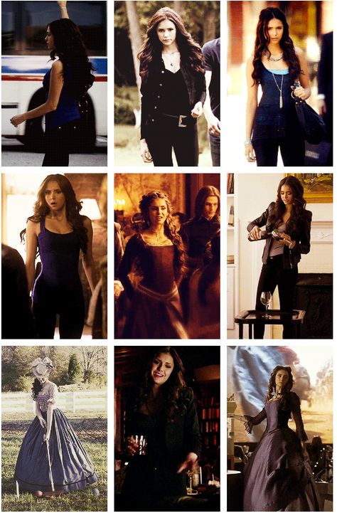 9 favourite outfits of Katherine Pierce. Katherine Perice Outfits, Katherine Pierce Style Outfits, Katherine Pierce Halloween Costume Ideas, Kathrine Perice Outfits, Katherine Pierce Outfit Ideas, Katherine Pierce Outfits 1864, Catherine Pierce Outfits, Katerina Petrova Outfits, Vampire Diaries Katherine Outfits