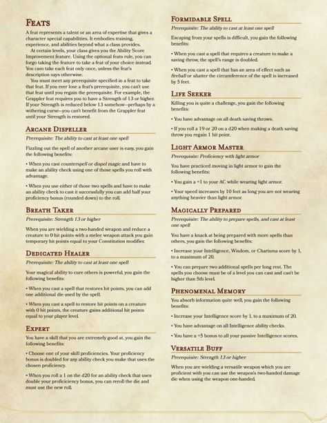 Dnd 5e Feats, Feats Dnd, 5e Feats, Dnd Generator, Dnd Tools, Dnd Feats, Dm Resources, Homebrew Items, Dnd Elves