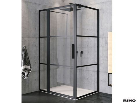 Clear Glass Shower Door, Bathroom Accesories, Shower Cabin, Plumbing Repair, White Shower, Black Shower, Bathroom Items, Stylish Bathroom, Glass Shower Doors