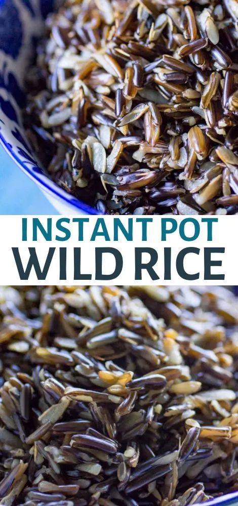 Wild Rice Pressure Cooker, Wild Rice Instant Pot, Instapot Veggies, Instant Pot Wild Rice, Potato Chowder Recipes, Crockpot Express, Wild Rice Recipes, Pressure Cooker Rice, Cooking Wild Rice