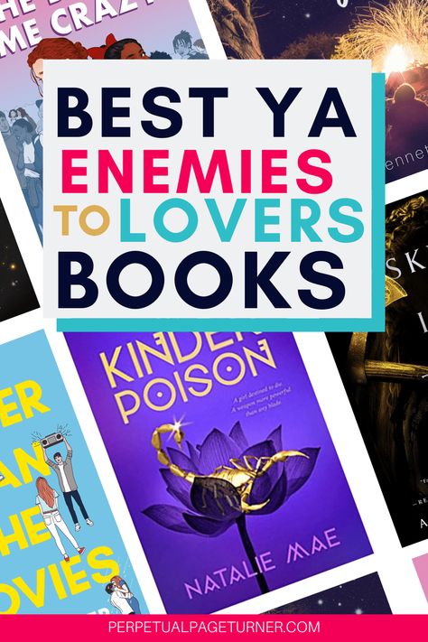 16 YA Enemies To Lovers Romances I Couldn't Get Enough Of Books Enemies To Lovers, Ya Romance Books, Ya Books Romance, Romantic Comedy Books, Enemies To Lovers Romance, Ya Romance, Must Read Novels, Ya Fantasy Books, Contemporary Books