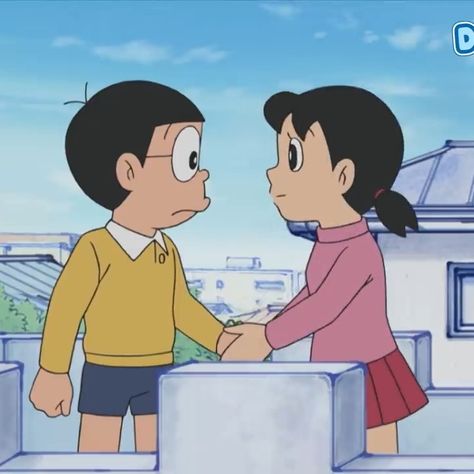 [Doraemon] Nobita And Doraemon, Doraemon And Nobita Friendship, Romantic Cartoon Images, Doraemon And Nobita Friendship Wallpaper, Shizuka Nobita, Nobita And Shizuka, Romantic Cartoon, Doraemon And Nobita, Cute Girl Dp