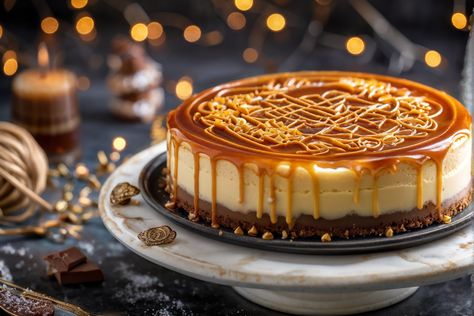 Harry Potter Butterbeer Cheesecake - Serena Recipes Harry Potter Cheesecake, Butterbeer Cheesecake, Harry Potter Macarons, Butterbeer Cheesecake Recipe, Harry Potter Butter Beer Cheesecake, Homemade Butterbeer, Butterbeer Fudge, Creamy Cheesecake Recipe, Butterscotch Syrup