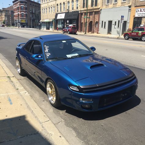 1992 Celica Blue Angel Celica Gt4, Japanese Sports Cars, Dream Car Garage, Car Goals, Blue Angel, Street Racing, Japan Cars, Tuner Cars, Pretty Cars