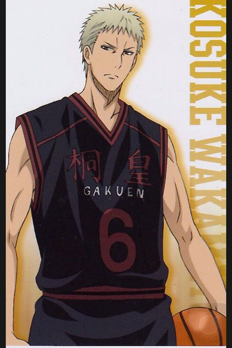 Wakamatsu Kuroko No Basket, Wakamatsu Kousuke, Force Activities, Tired And Sleepy, Kurokos Basketball, Kuroko Basketball, Susanoo Naruto, Basketball Anime, Basketball Birthday