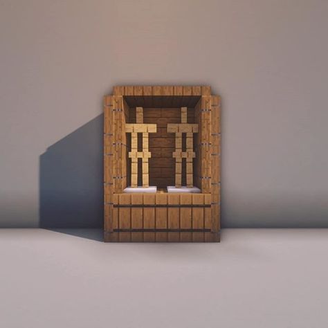 Minecraft Wardrobe, 3d Pyssla, Minecraft Blueprint, Mojang Minecraft, Minecraft Interior, Diy Minecraft, All Minecraft, Minecraft Medieval, Minecraft Furniture