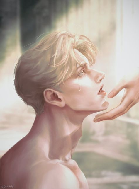 Hot Blonde Male Character Art, White Hair Gold Eyes Male Character Art, Blonde Manhwa Men, Blonde Man Drawing, Blond Guy Art, Blonde Male Oc Art, Blonde Man Art, Blonde Guy Art, Blonde Oc Male