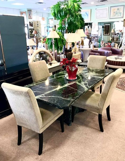 Pedestal Green Marble Dining Table Green Marble Dining Table, Marble Dining Table, Model House, Model House Plan, Marble Dining, Dining Table Marble, Green Marble, Home Reno, Pallet Table