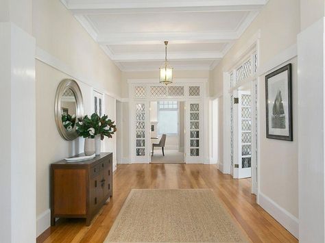 Wide Hallway Decor, Wide Entry Hallway Ideas, Wide Hallway Decorating, Wide Hallway Decorating Ideas, Wide Hallway Ideas, Big Hallway, Wide Hallways, Wide Hallway, Bathroom Remodel Small Budget