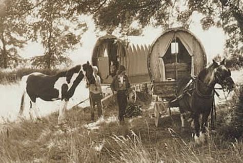 Gypsies Roma People, Hippie Love, Wagons, Vintage Images, Nature Photography, Art