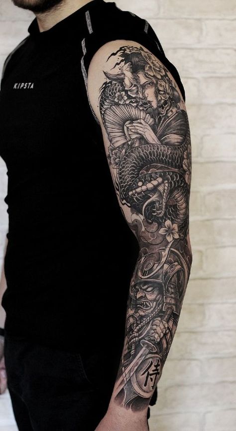 Explore 2024's Top Men's Tattoos: A Fusion of Style and Storytelling Arm Tattoo Designs Men Sleeve, Holiday Tattoos, Tattoed Guys, Japanese Hand Tattoos, Hellboy Tattoo, Koi Tattoo Sleeve, Men's Tattoos, Japanese Tattoos For Men, Tattoo Japanese Style