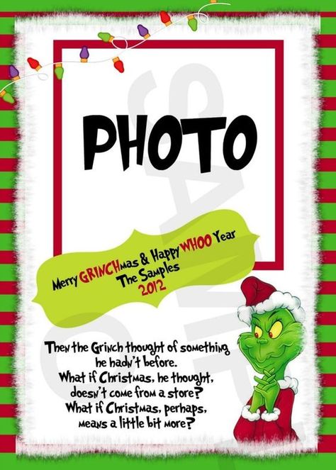 The Grinch Christmas Card, Grinch Classroom, Grinch Christmas Cards, Grinch Christmas Card, Grinch Card, Grinch Ideas, Grinch Stuff, Grinch Christmas Party, Whoville Christmas