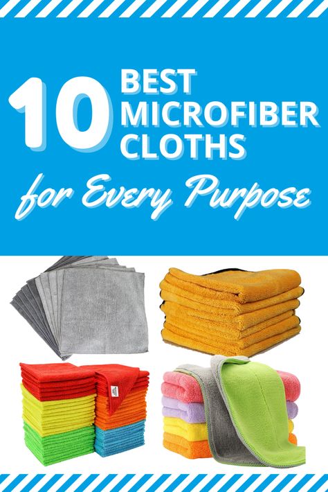 Microfiber has taken the cleaning world by storm, and we heartily recommend these 10 best microfiber clothes for just about any relevant cleaning endeavor. Cars, glasses, mirrors, dusting? Have a go at them! Color Coded Cleaning Cloths, Cleaning Cloths, Microfiber Cleaning Cloths, The Switch, Microfiber Towel, Paper Towels, Clean Microfiber, Microfiber Cloth, Cleaning Tips