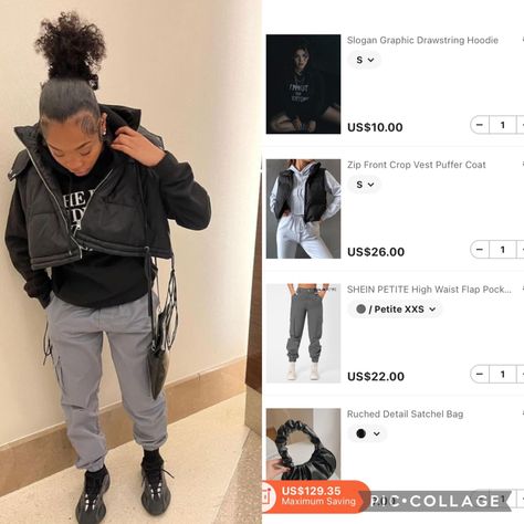 Tomboy Shein Outfits, Cute Shien Finds, Baddie Shein Outfits Winter, Winter Shein Outfits, Shein Recreation Outfits, Shein Winter Outfits, Shein Fits Baddie, Shein Fall Outfits, Shien Clothes Outfits