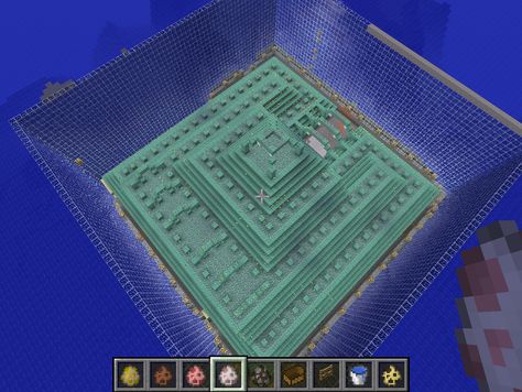 Guardian Temple, under water Minecraft Water Temple, Water Temple, Temple, Minecraft, Map, Water