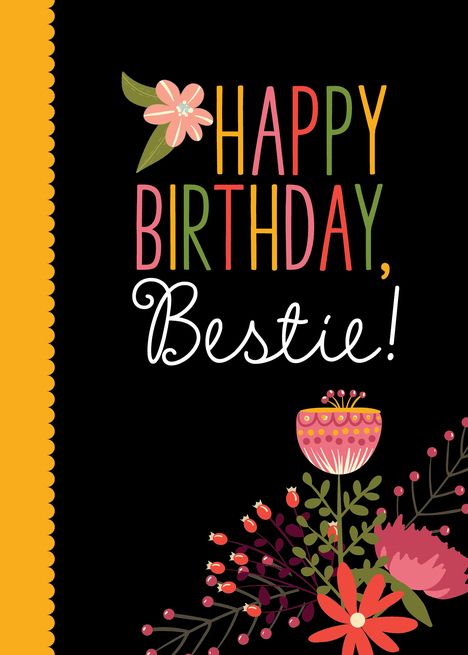 Its My Besties Birthday, Bestie Bday Wishes, Happy Bday Bestie, Happy Birthday To Niece, Happy Birthday Hippie, Happy Birthday Niece Wishes, Neice Birthday, Niece Birthday Quotes, Happy Birthday To My Bestie