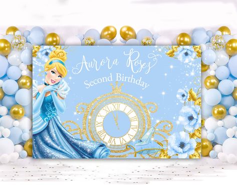 Cinderella Backdrop, Party Wall Backdrop, Princess Backdrop, Birthday Wall Decoration, Princess Backdrops, Cinderella Birthday Party, Backdrop Wall, Backdrop Birthday, Birthday Wall