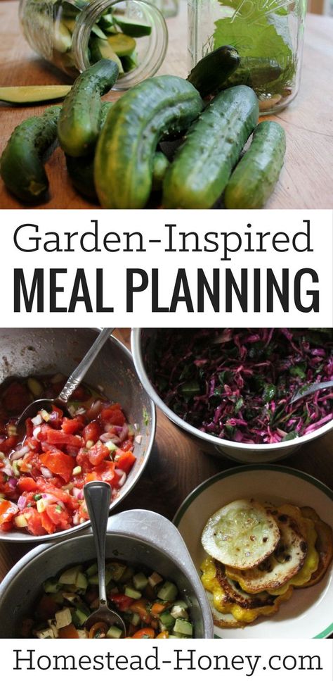 Farm Fresh Meals, Meals From The Garden, Healthy Homestead Meals, Cooking From The Garden, Garden Harvest Recipes, Vegetarian Homestead, Homesteading Meals, Garden To Table Recipes, Homemaking Recipes