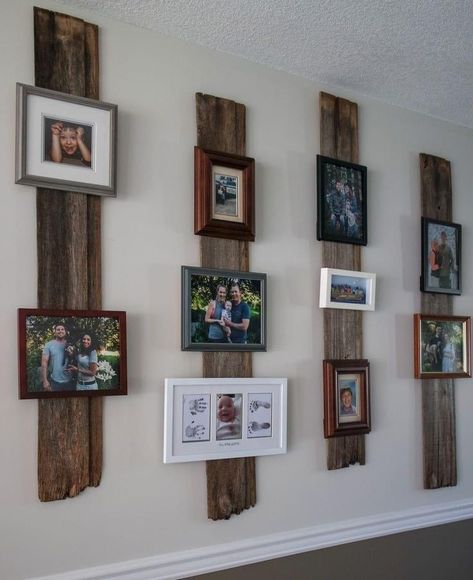 Family Photos Wall Decor, Living Room Ideas Indian, Living Room Ideas Bohemian, Living Room Ideas Farmhouse, Family Photo Wall, Photo Wall Decor, Family Wall Decor, Living Room On A Budget, Redecorate Bedroom