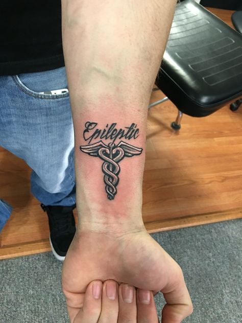 Epileptic Tattoos, Epileptic Tattoo, Epileptic Tattoo Ideas, Mums Tattoo, Medical Alert Tattoo, Faith Tattoo Designs, Mum Tattoo, Medical Tattoo, Faith Tattoo