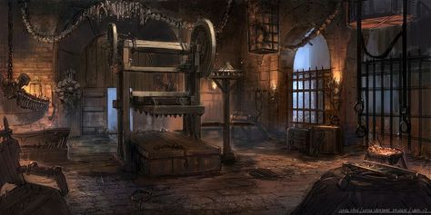 Dungeon room, Digital paintings and Medieval on Pinterest Dungeon Drawing, Torture Room, Earth Genasi, Dungeon Room, 다크 판타지, My Little Pony Drawing, Fantasy Aesthetic, Fantasy Rpg, Medieval Fantasy